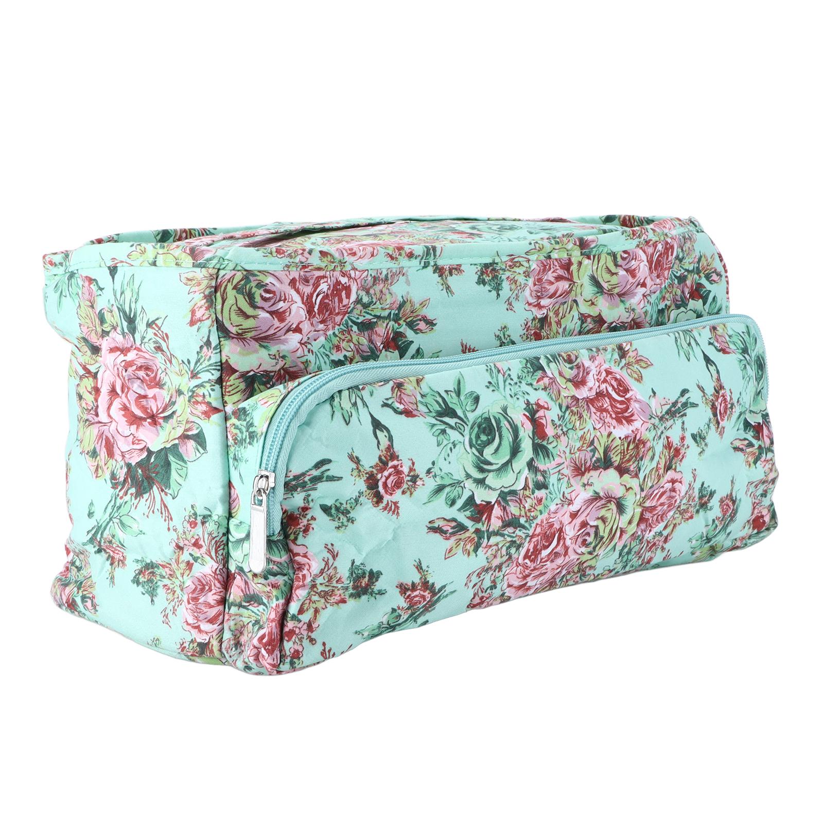 

Сумка для вязания Quadrate с зеленым принтом, органайзер, легкая, для DIY, принадлежности для вязания крючком для начинающих