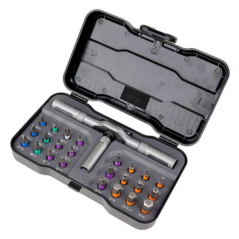 Precision Hand Tools Work 24 In 1 Multi-Purpose Ratchet Wrench Screwdriver Set Magnetic Bits Tools Set Diy Household Repair Tool