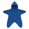 Coperta antivento per passeggino, sacco a pelo a forma di stella marina per neonato, copertina morbida in maglia per tutto il corpo con cappuccio comfort per neonato, anti-calcio, caldo, per dormire