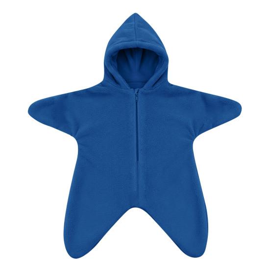 Coperta antivento per passeggino, sacco a pelo a forma di stella marina per neonato, copertina morbida in maglia per tutto il corpo con cappuccio comfort per neonato, anti-calcio, caldo, per dormire
