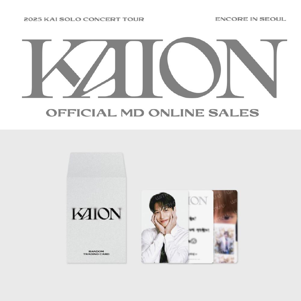 Pre-order KAI Solo Concert Tour KAION Encore in Seoul Random Trading Card