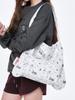 Uaao Chilo Basic Cotton Eco Shoulder Bag (White Oreo)
