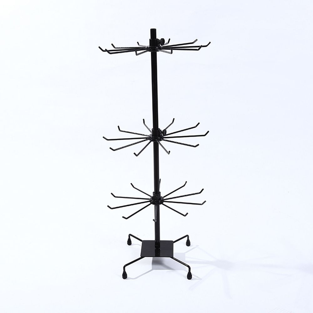 

Women Earrings Rack 3-Tier Jewelry Storage Rack Jewelry Organizer Home Decoration Display Stand чёрный