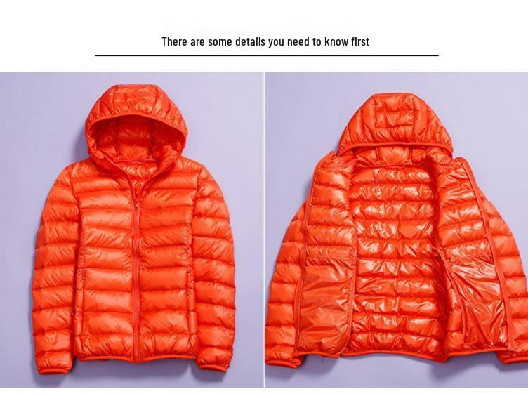 2025 Women's Hooded Lightweight Slim-Fit Down Jacket