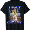 Ich esse Zement Lustiges Katzen-Meme Internet-Memes Lustige Memes Gen-Z T-Shirt(1)