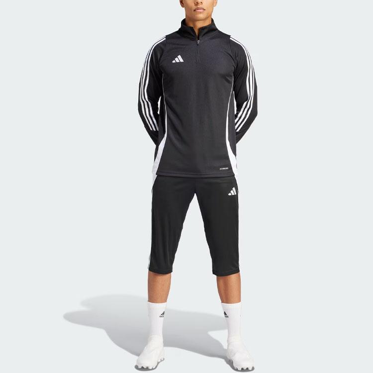 Adidas Tiro 24 3/4 Pants Black/White Men Streetwear IJ7671