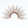 Unique Punk Snake Artistic Hair Band Spiked Head Accessory for Adults Hair Hoop with Metallic and Snake Cosplay Maid
