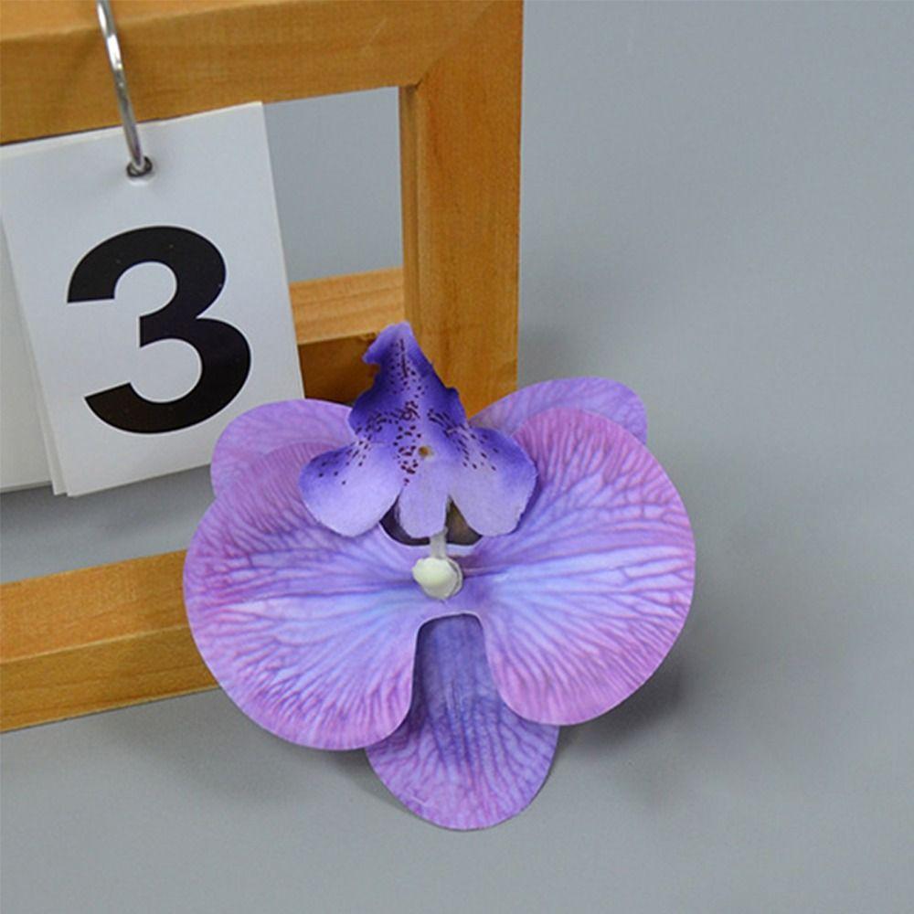 DIY Schmuckherstellung Handwerk Simulierte Blume Kopfschmuck Schmetterlingsorchidee Blume Niedlich Geschenk