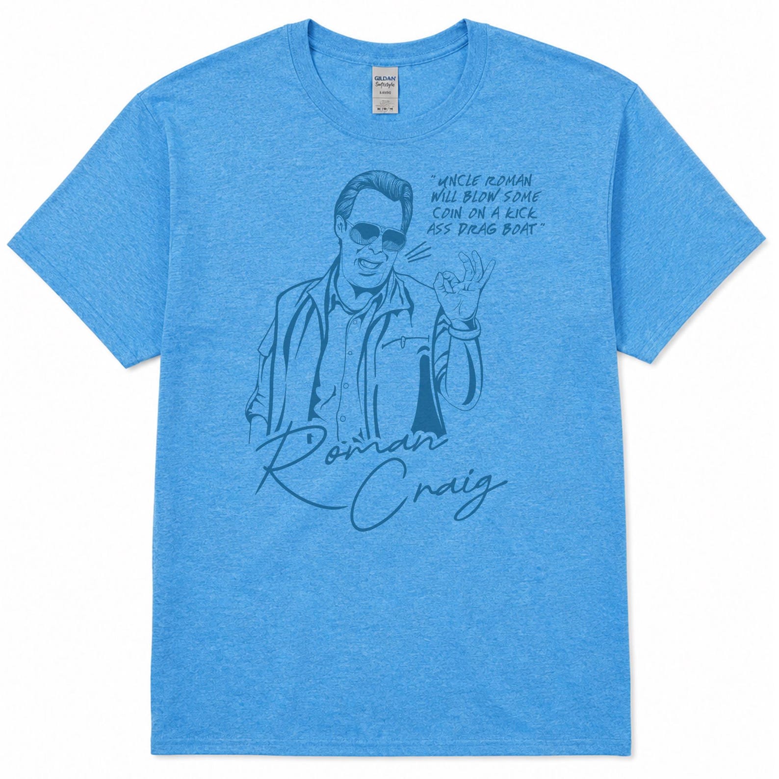 The Great Outdoors Roman Craig Dan Akroyd Ol Old 96er Suck My Wake Summer Vacation Fishing Trip Lake Drag Jet Boat Yacht Rock Tee T Shirt XL