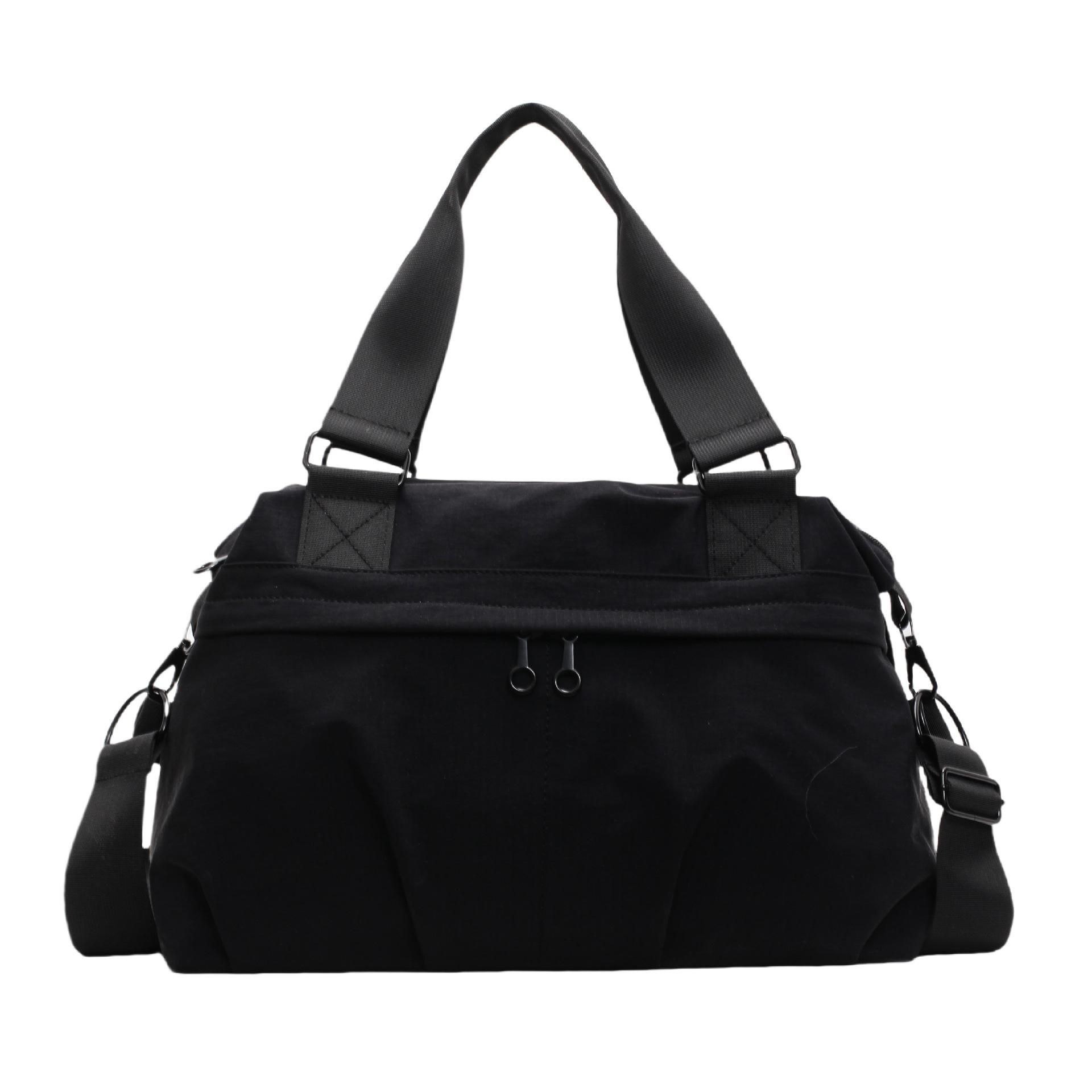 

Men and Women s Daily Travel Bags Can Be Used To Travel with Pull Rod Luggage Bags with One Shoulder Large Capacity Work Commuting Bags чёрный