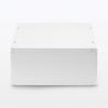 MUJI Recycled Polypropylene Small Item Storage White Gray W26 x D37 x H12cm 84799693 Case, Medium, - Approx.
