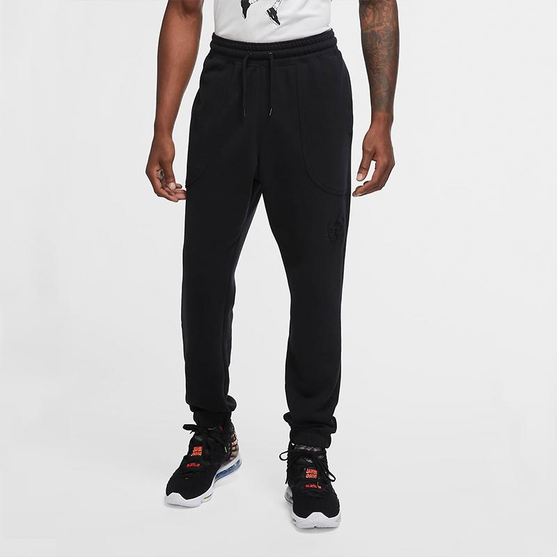 Nike LeBron Fleece-Lined Warm-Up Joggers Men Bottoms Black CK6788-010