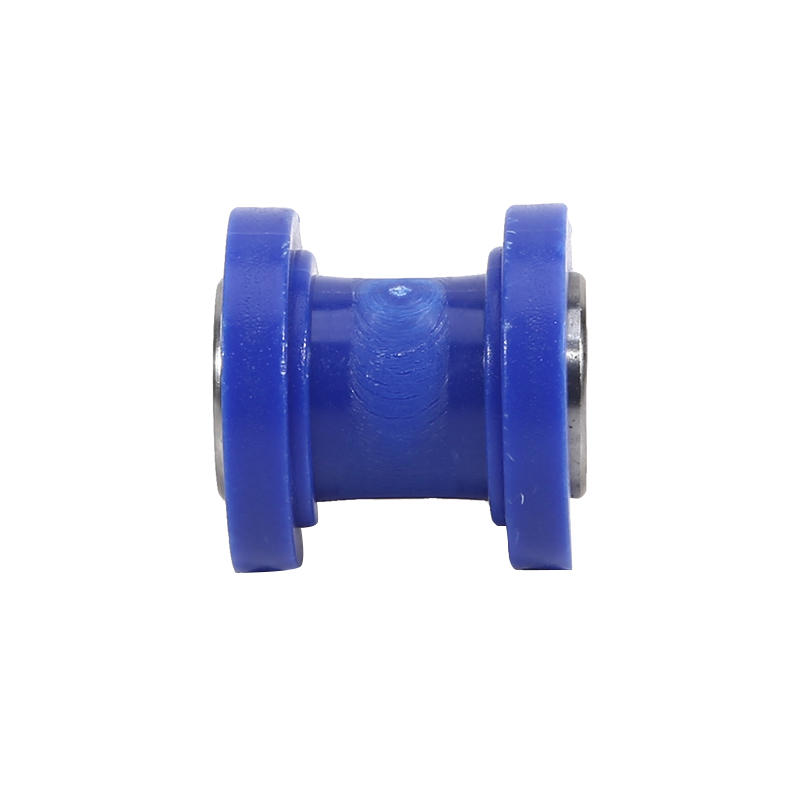 Motorcycle motorbike Black 8mm Motorcycle Parts Tensioner Roller Anti-Slip Wheel with Bearing
