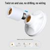 Universal Wireless Remote Control Lamp Holder for LED Bulbs, 220V Screw Base, Bedroom Lighting Fixture.