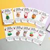 10Pcs Holiday Pocket Hugs, Christmas Pocket Hugs, Little Pockets Christmas Hug, Mini Santa Snowman With Heartwarming Cards