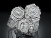 Casio G-SHOCK Men's Stainless Steel 200M Water Resistant Shock Resistant Alarm Quartz Watch GM-5600SCM-1