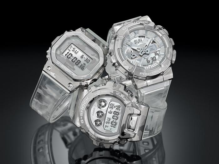 Casio G-SHOCK Men's Stainless Steel 200M Water Resistant Shock Resistant Alarm Quartz Watch GM-5600SCM-1