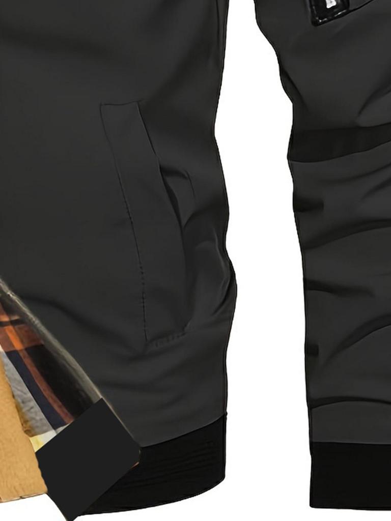 Men's Autumn Winter Washed Baseball Flight Jacket 5988 - Fashion Workwear