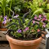 Funny Tentacle Plant Post Resin Flowerpot Decoration Ornaments Garden Decor for 7Pcs Potted Plant