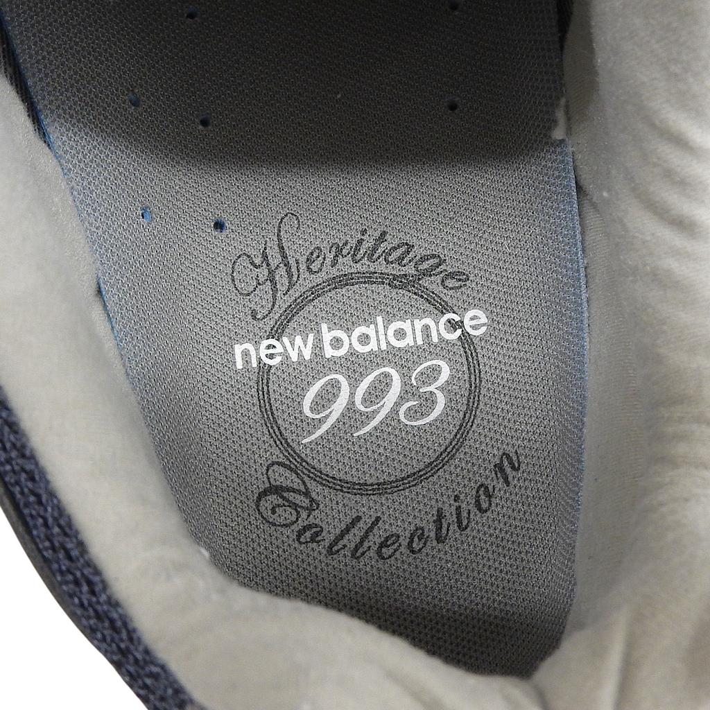 Vynikající tenisky NEW BALANCE VYROBENÉ v USA 993 S logem Námořnická pánské 26 Použité