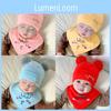 Niedliche Baby Baumwollmütze Dünner Stil Unisex Säugling Jungen Mädchen Mütze Neugeborenes Winter Herbst Lieblich