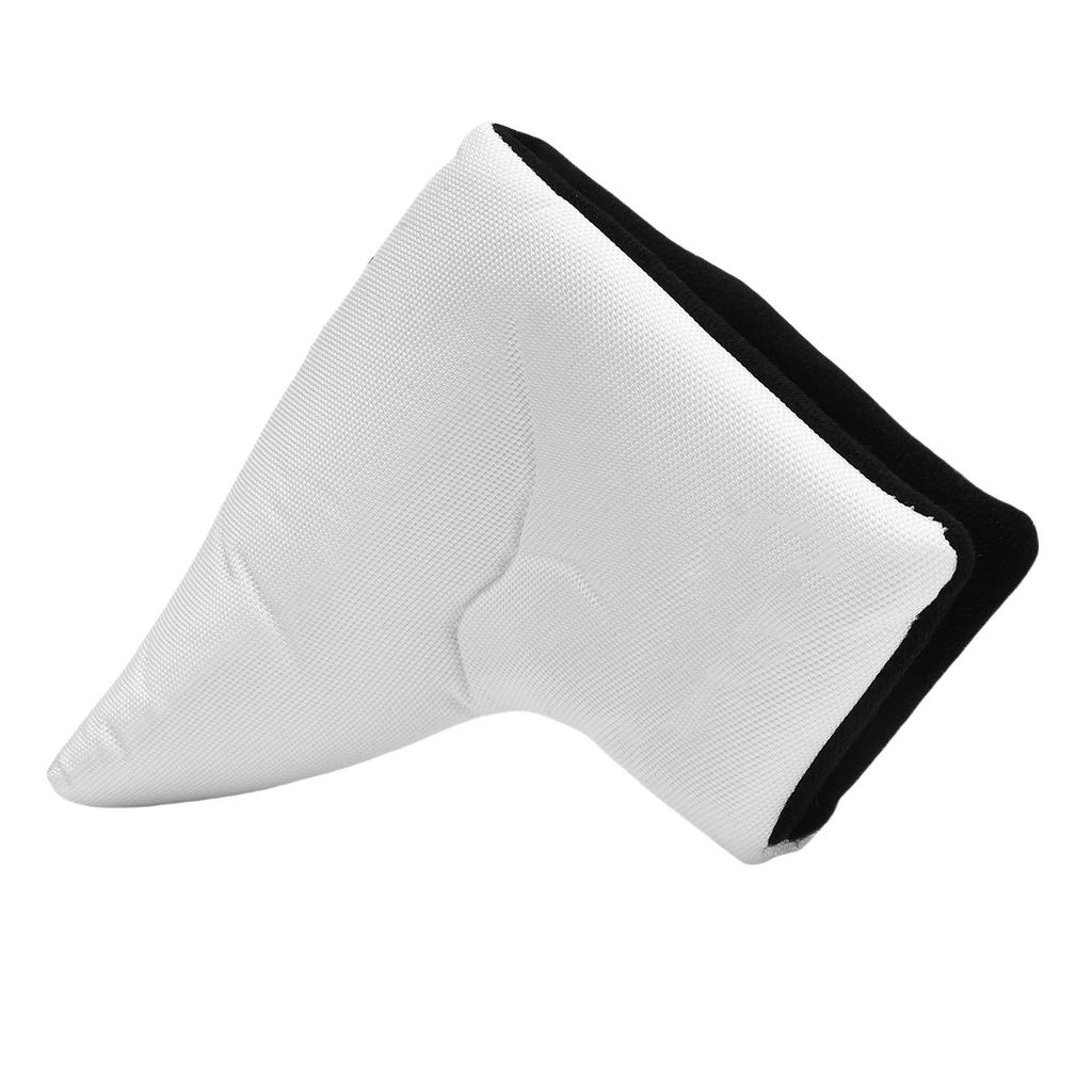 Golf Club Head Covers Nylon Abrasion Proof Golf Putter Protective Headcover for Competitions Travels Women Use White