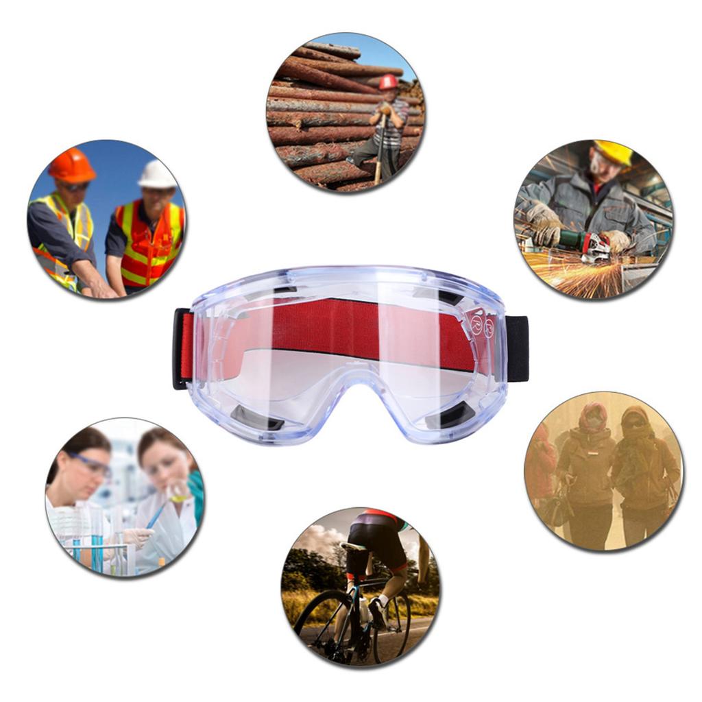 Heat Shock Resistant Anti Fog Safety Glasses Goggles for Laboratory Construction Sites