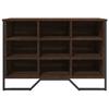 VidaXL Shoe Cabinet Brown Oak 90x38x61.5 Cm Engineered Wood, Shoe Rack, Storage Cabinet of 848648