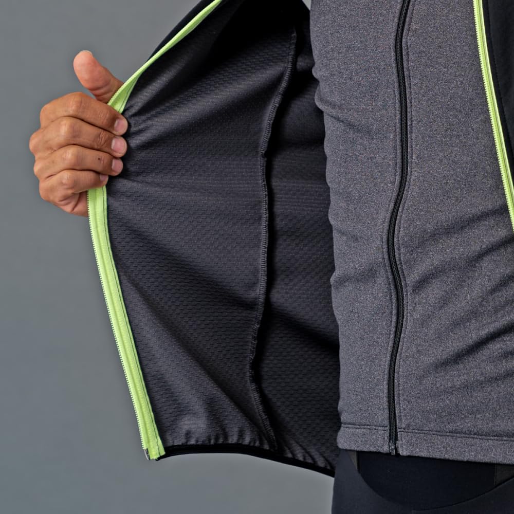 Lion De Capelmuur Cycling Windproof Size XS Vest, Autumn/Winter Vest, Windproof, Water-Resistant, Breathable, Micro-Fleece-Lined, Black,