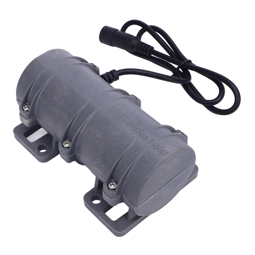Vibration Motor 3650 DC 3800RPM with Adjustable Speed Adapter Double Eccentric for Massaging Bed