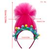 Trolls Poppy Headbands Cosplay Doll Headwear Hairbands Headwear Makeup Washing Face Hairbands Birthday Party
