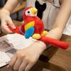 Plush Parrot Slap Bracelet Swan Dolls Tag Patch Toy Accessory Fun Stuffed Animal Plush Toys for Party Decorations
