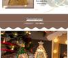 Christmas Tree Luminous Crystal Ball Ornament – Tabletop Snowing Night Light Decoration