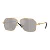 Versace Temple Logo Metal Aviator Sunglasses Men's Gold 65974369 VE228410026G-Gold 63/10/140 - H.48