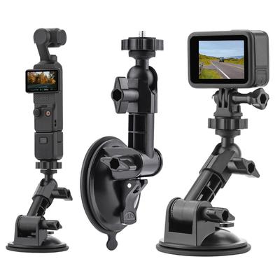 Car Suction Cup Stable Mount Holder Suction Cup Gimbal Camera Car Holder Extension Bracket for Pocket Action Insta-360 Series