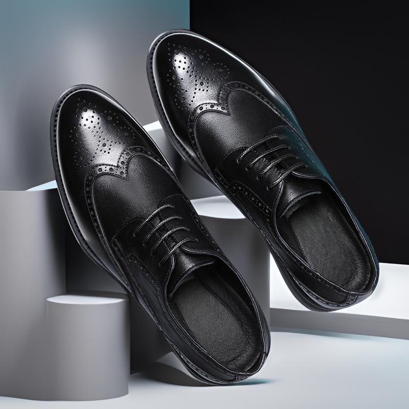 

Мужские британские кожаные туфли-броги 2023 года: Формальный, дышащий, деловой и свадебный 45