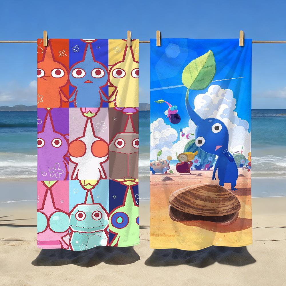 Game P-pik-min-S Towel Sports Quick Dry Travel Camping Gear Sandproof Soft Light Large Beach Towel