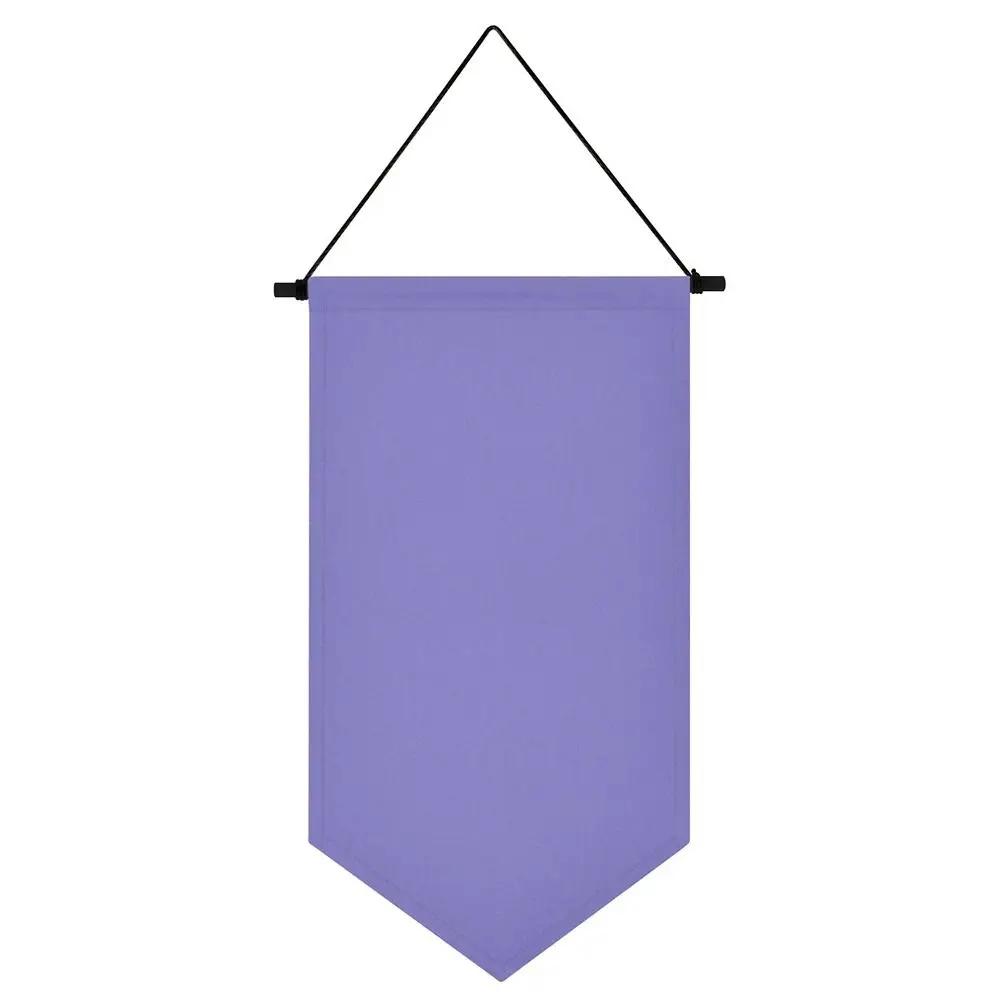 Triangle Flag Wall Hanging Canvas Banner Hanging Brooch Pin Display Durable Multifunctional Badge Storage Pin Display Pennant