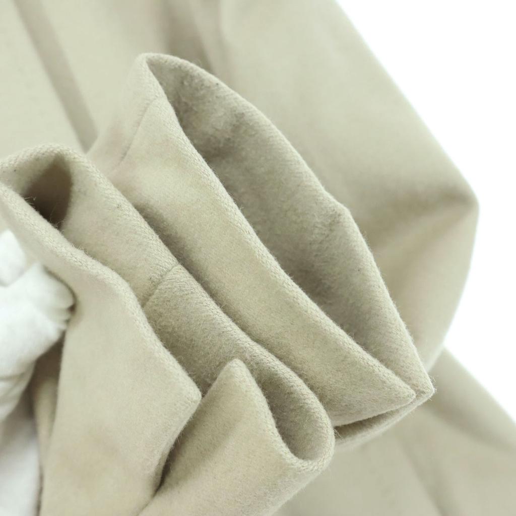 23ku Long Sleeve Wool Coat 40 Beige Women Used