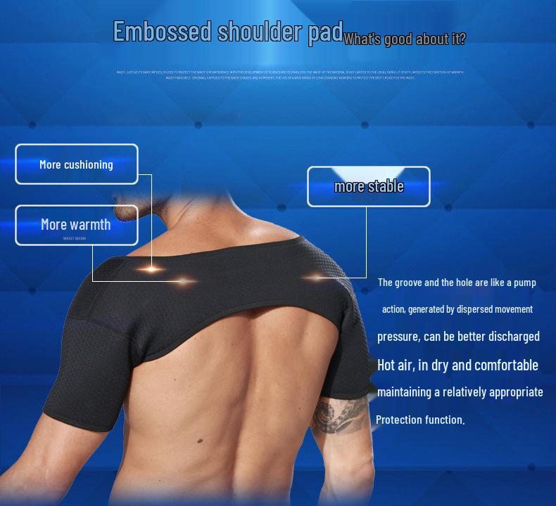 Men's Professional Double Shoulder Support for Sports and Fitness