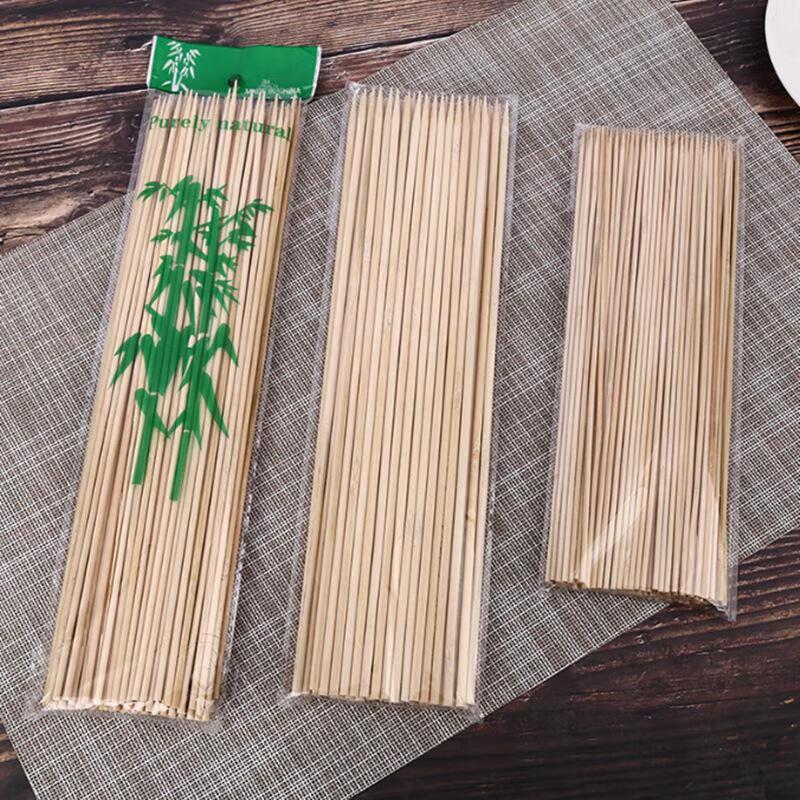 NICHUANG Disposable Bamboo BBQ Skewers