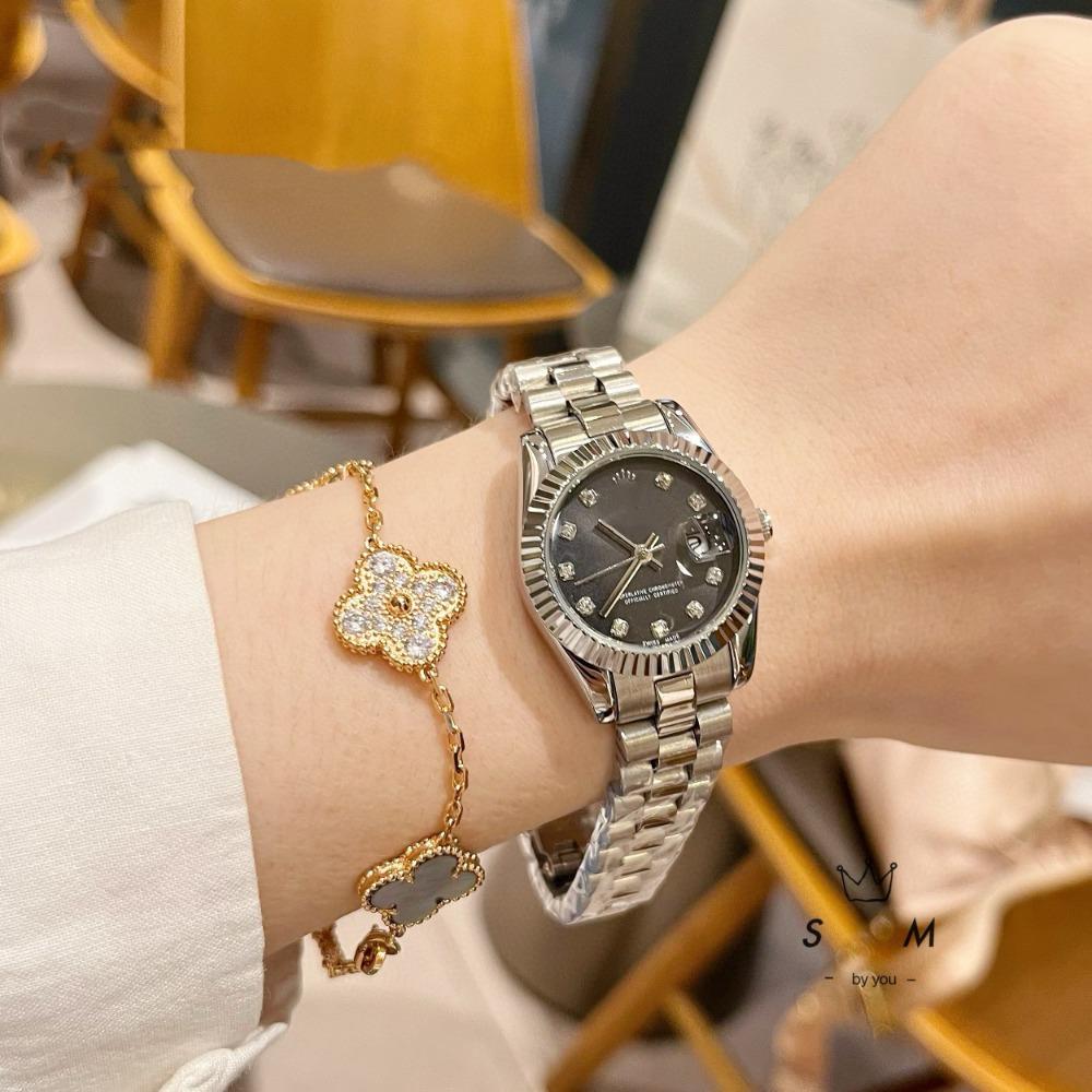 Micro Business Labor Family Diary Series Fashion Trend Steel Belt Watch Female Famous Watch Quartz Watch Female Male
