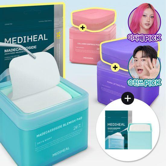 Mediheal Nemo Pad 100+100 sheets (Madecassoside, PDRN, Collagen)