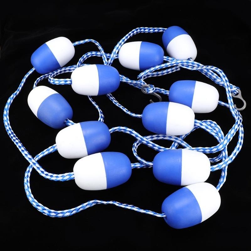 5m Swimming Pool Safety Divider Rope Floating Rope Lane Line Pool Equipment (11 Balls)