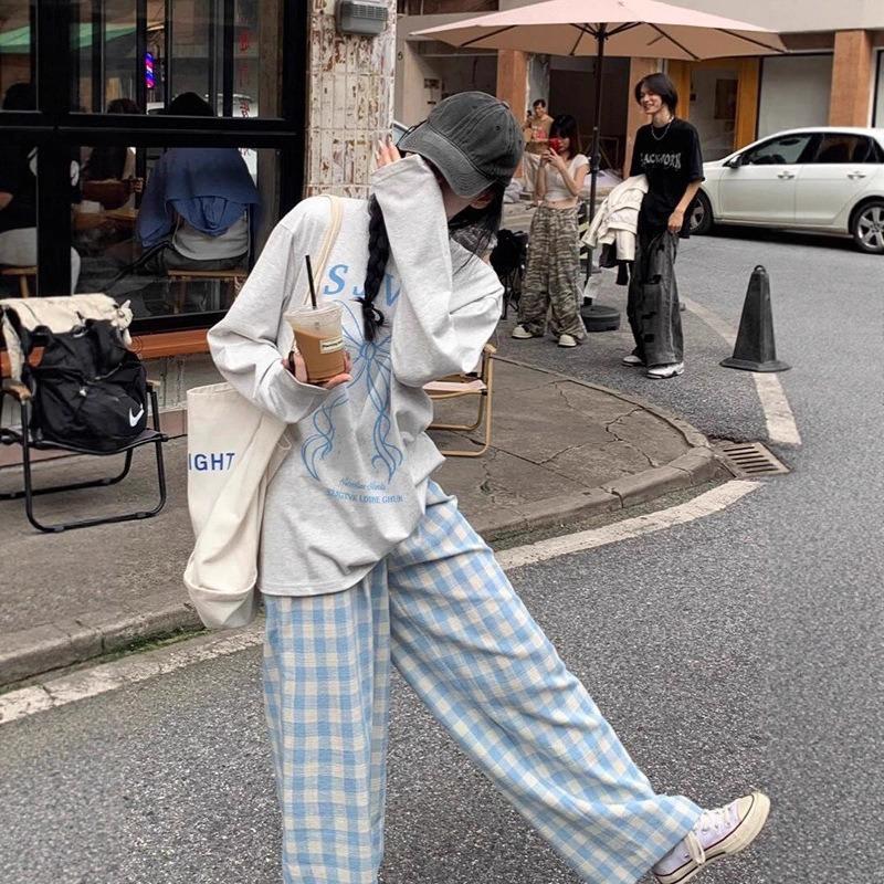 Letter Bow Women's Long Sleeved T-shirt Round Neck New Woman Pullover Tees Autumn Loose Fashion Base Ladies Top