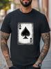Ace Of Spades Poker Graphic Print TShirt Unisex Unisex Unisex Trendy Tee Casual Tee