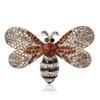 Atmospheric Luxury Alloy Rhinestone Bee Brooch Retro Versatile Men'S And Women'S Suit Cardigan Corsage Jewelry Pin