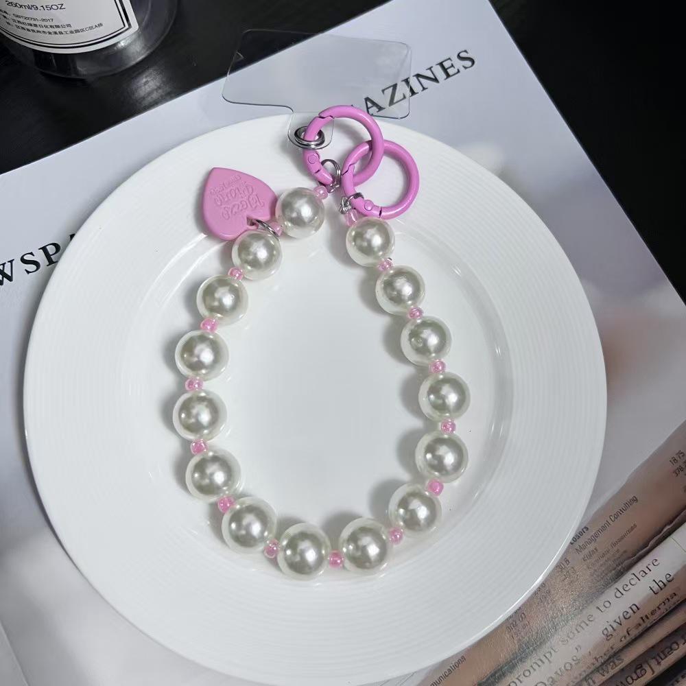 Candy Heart Bracelet Bead: DIY Phone Lanyard & Wrist Chain Trend
