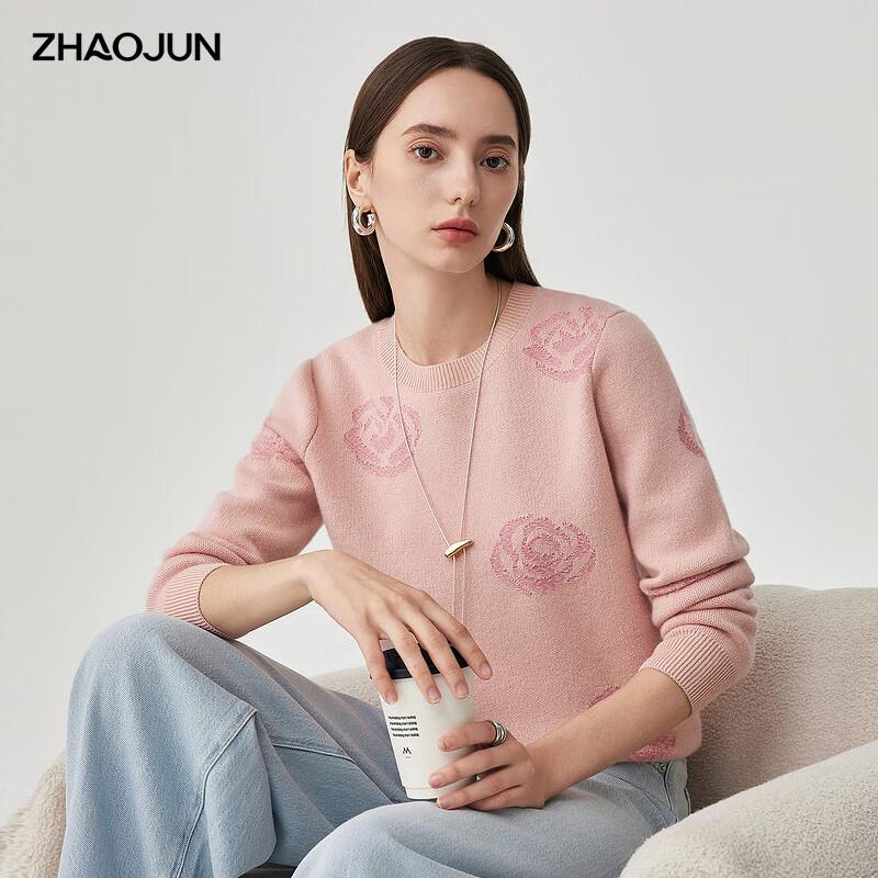 

Zhaojun Women s Thickened 100% Wool Round Neck Sweater 2XL