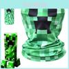 Stilvolles Minecraft Creeper Gesichtsbedeckung Nackengamasche Schal Für Ultimativen Komfort Und Schutz